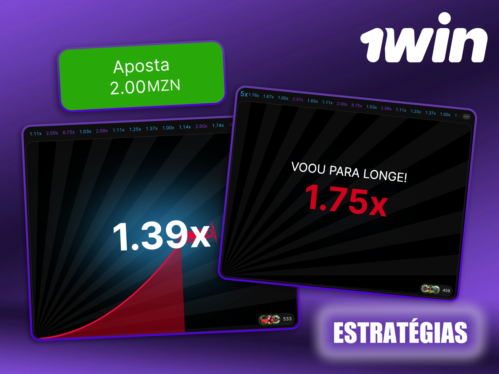 Utiliza estratégias inteligentes para ganhar mais no 1Win Aviator.