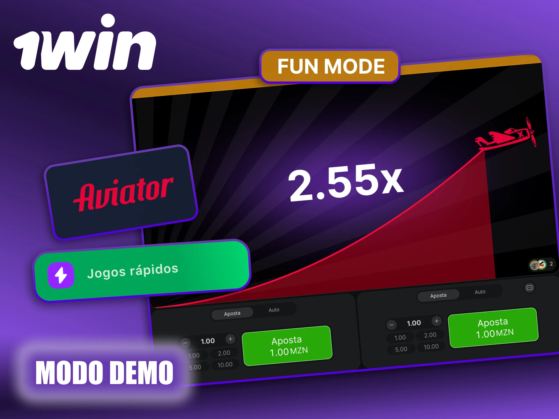 Experimente o 1Win Aviator gratuitamente com uma versão de demonstração.