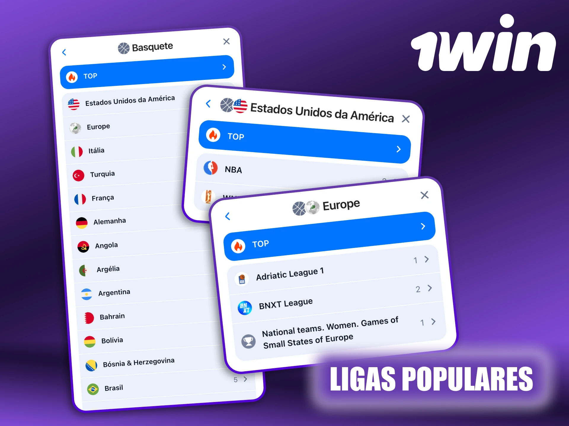 No 1Win, há centenas de torneios de basquetebol à escolha.