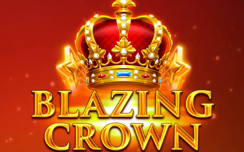 Obtenha grandes prêmios no Blazing Crown no 1Win.