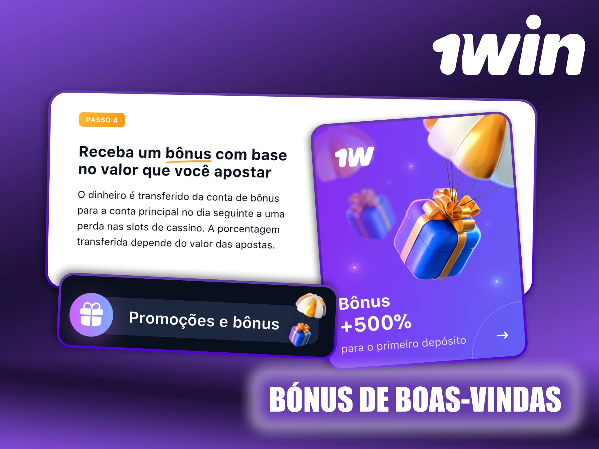 Receba um generoso bónus de boas-vindas no casino 1Win.