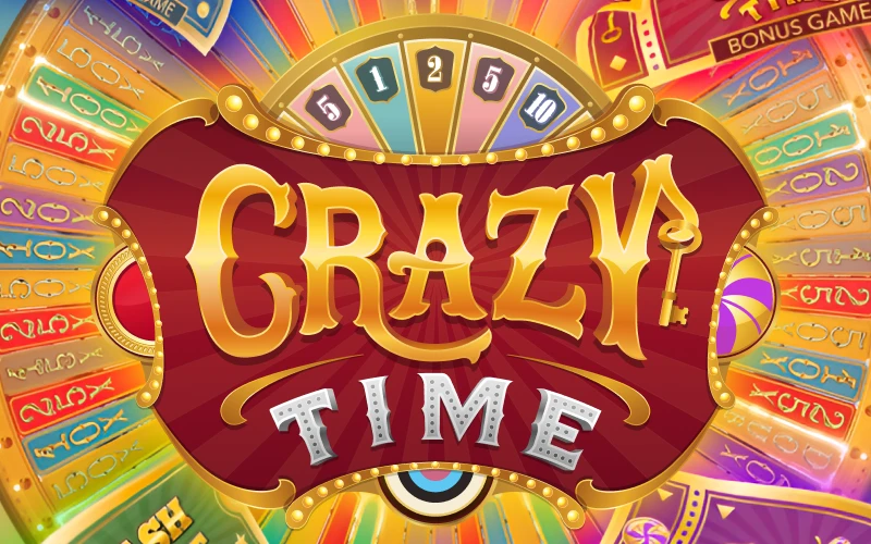 Crazy Time é a sua oportunidade de ganhar no 1Win.