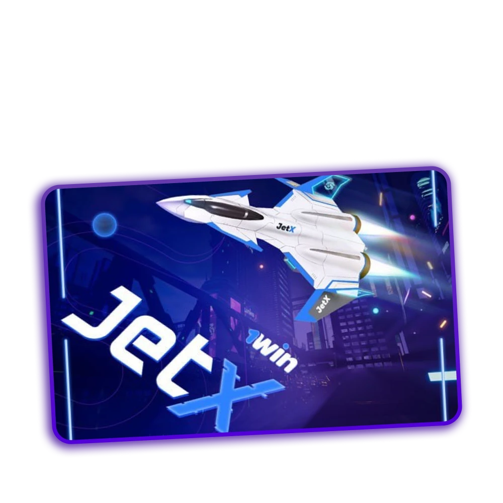 Experimente um emocionante jogo de choque JetX no casino 1Win.