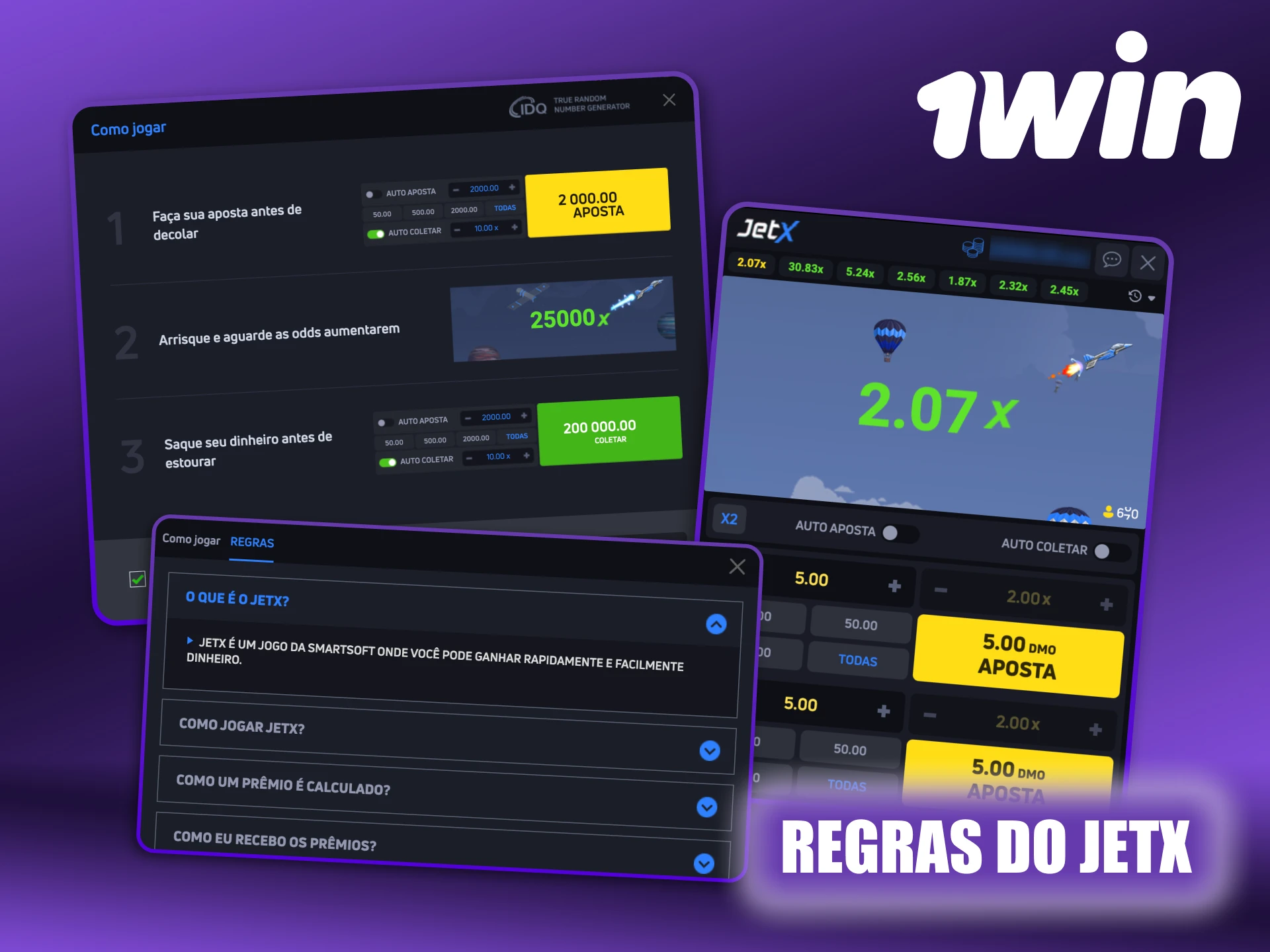 O 1Win JetX tem regras simples e fáceis de entender.