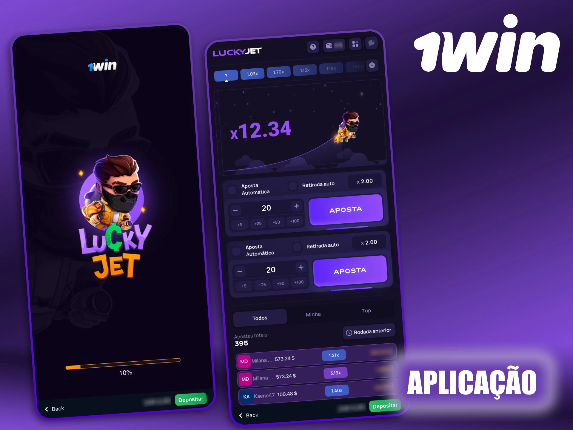 Descarregue a aplicação 1Win nos seus dispositivos Android ou iOS.