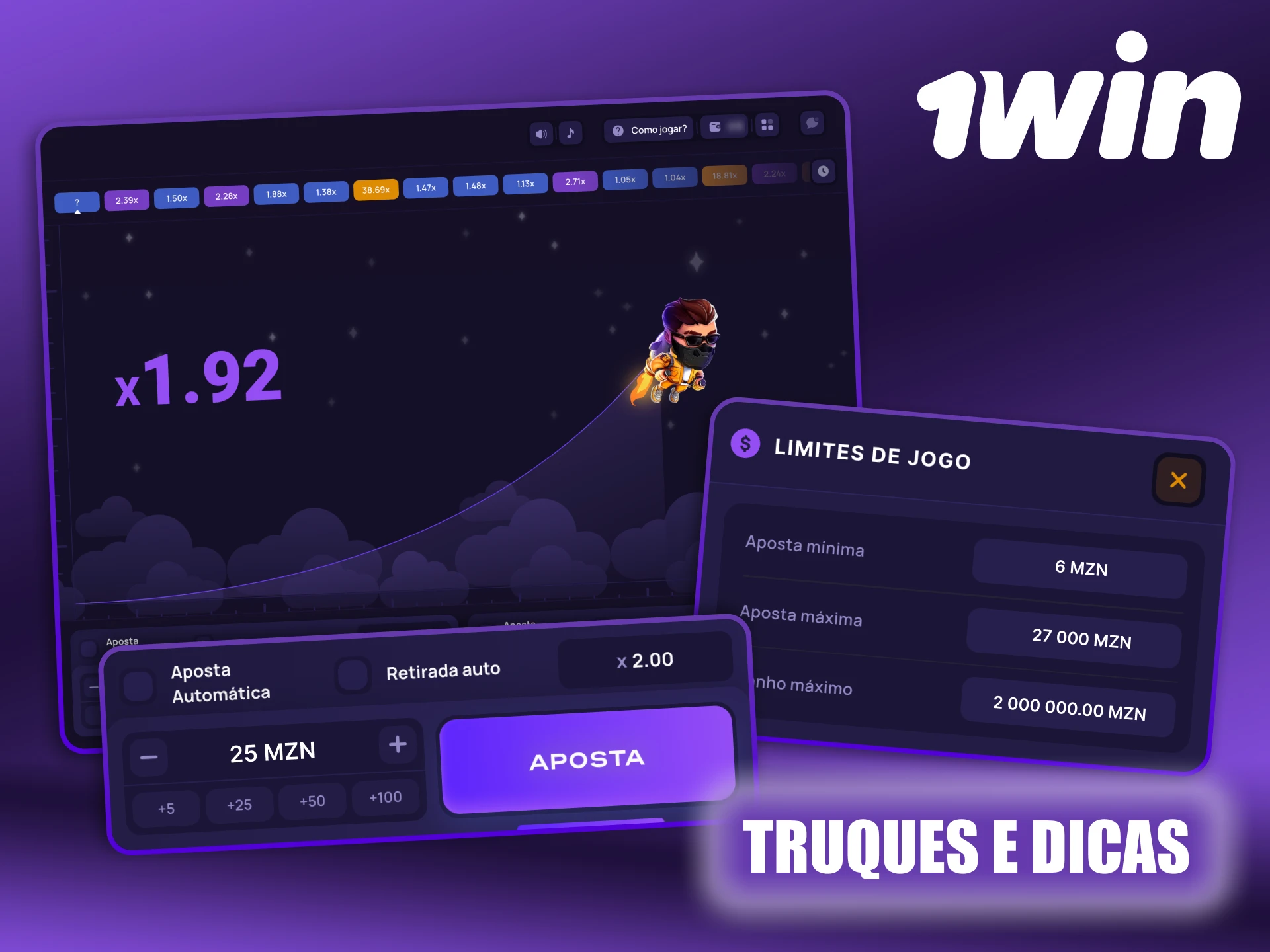 Melhore as suas capacidades no 1Win Lucky Jet.