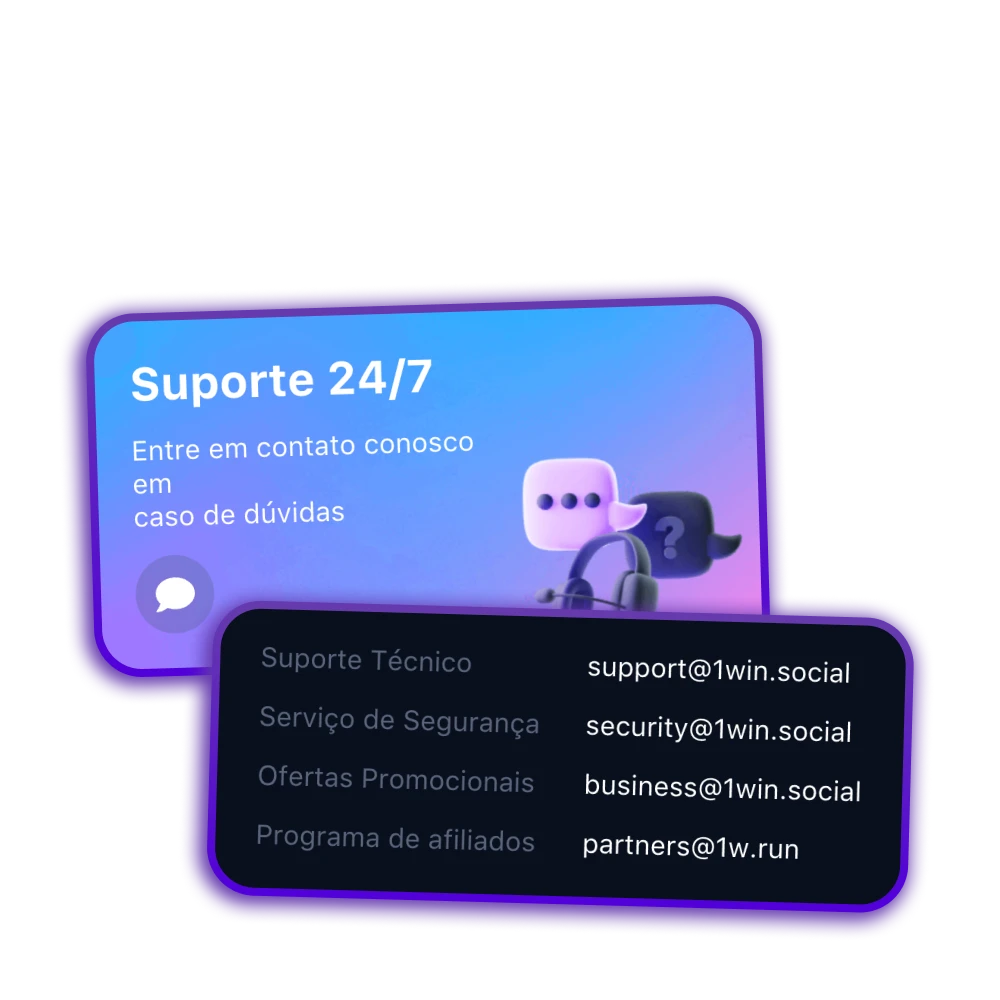 O serviço de apoio 1Win funciona durante todo o dia.